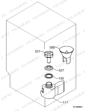 Взрыв-схема посудомоечной машины Atag VA4011MTUU/A00 - Схема узла Water softener 066